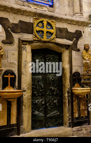 Santiago de Compostela, Spanien - 12. Mai 2019: Santiago de Compostela, Spanien. Stockfoto