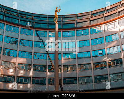 Television Centre in Shepherd's Bush Früher die Heimat der BBC-Fernsehen seit 1959 ist nun ein Wohnen und Freizeit Entwicklung Stockfoto