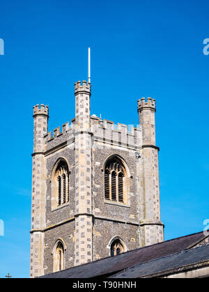 Pfarrei von Henley mit remenham Kirche, neben dem Fluss Themse, Henley-on-Thames, Berkshire, England, UK, GB. Stockfoto