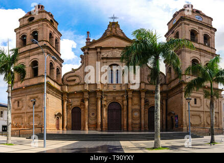 Frontansicht der Kathedrale von Santa Cruz de la Sierra, Bolivien Stockfoto