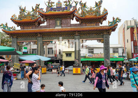 Anping Tianhou Tempel, der auch als Kaitai Tianhou oder Mazu Tempel in der anping District von Tainan, Taiwan bekannt. Stockfoto