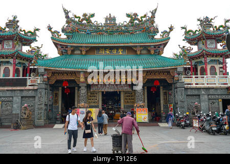 Anping Tianhou Tempel, der auch als Kaitai Tianhou oder Mazu Tempel in der anping District von Tainan, Taiwan bekannt. Stockfoto