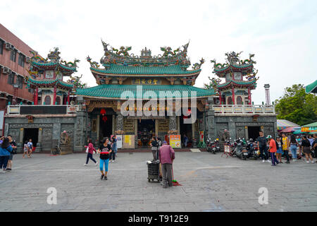 Anping Tianhou Tempel, der auch als Kaitai Tianhou oder Mazu Tempel in der anping District von Tainan, Taiwan bekannt. Stockfoto