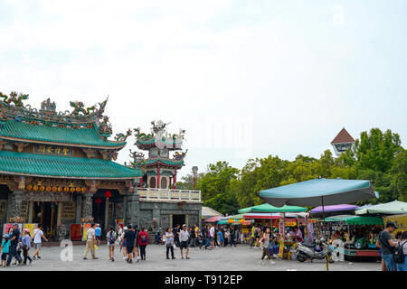 Anping Tianhou Tempel, der auch als Kaitai Tianhou oder Mazu Tempel in der anping District von Tainan, Taiwan bekannt. Stockfoto