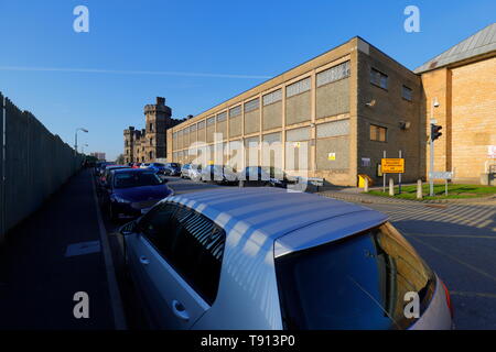 Armley Gefängnis in Leeds, ist ein denkmalgeschütztes Gebäude, in dem berüchtigten Gefangenen wie Peter Sutcliffe & Charles Bronson. Stockfoto