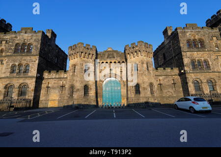 Armley Gefängnis in Leeds, ist ein denkmalgeschütztes Gebäude, in dem berüchtigten Gefangenen wie Peter Sutcliffe & Charles Bronson. Stockfoto