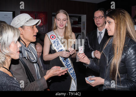 Licht optische Levallois - Mai 14, 2019 - Roter Teppich Partei bei der Eröffnung der Filmfestspiele von Cannes, dem "ontée des Marches de Licht Optische' Stockfoto