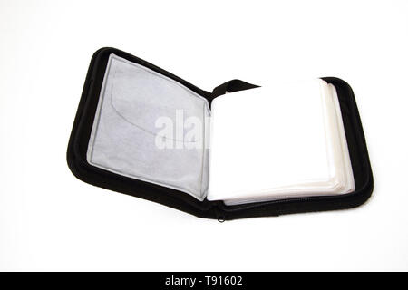 Eine Compact disc Fall Stockfoto