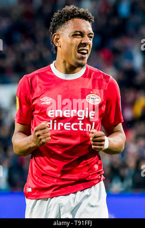 EINDHOVEN, PSV-Heracles Almelo, 15-05-2019 Fußball, niederländischen Eredivisie Saison 2018 - 2019, Philips Stadion, PSV-player Donyell Malen hat zählte 3-1 Stockfoto