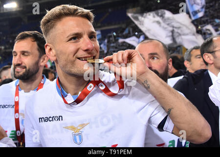 Rom, Italien. 16. Mai, 2019. Lazio gewinnt die Tim-Cup. Olympiastadion, Rom 05-15-2019 Im Foto Ciro unbeweglich Foto Fotograf01 Gutschrift: Unabhängige Fotoagentur/Alamy leben Nachrichten Stockfoto