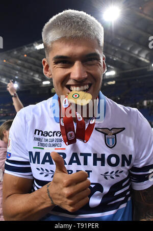 Rom, Italien. 16. Mai, 2019. Lazio gewinnt die Tim-Cup. Olympiastadion, Rom 05-15-2019 Im Foto Joaquin Correa Foto Fotograf01 Gutschrift: Unabhängige Fotoagentur/Alamy leben Nachrichten Stockfoto