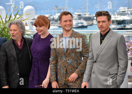 Cannes, Frankreich. 16. Mai, 2019. CANNES, Frankreich. Mai 16, 2019: Dexter Fletcher, Bryce Dallas Howard, Taron Egerton & Richard Madden am Fotoshooting für die "Rocketman" auf dem 72. Festival de Cannes. Foto: Paul Smith/Alamy leben Nachrichten Stockfoto