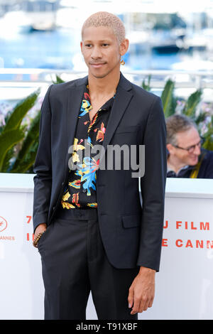 Cannes, Frankreich. 16. Mai 2019. Keiynan Lonsdale stellt bei einem Fotoshooting für 5B am Donnerstag, den 16. Mai 2019 auf dem 72. Festival de Cannes, Palais des Festivals, Cannes. Im Bild: Keiynan Lonsdale. Bild von der Credit: Julie Edwards/Alamy leben Nachrichten Stockfoto