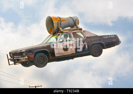 Bluesmobile Dodge Monaco sedan Polizei Auto 1974 Stockfoto