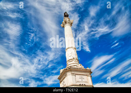 Berühmte Rossio-platz Stockfoto