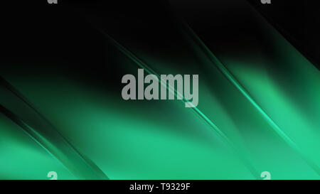 Abstrakt Grün und Schwarz glänzend Diagonale Linien Hintergrund Stockfoto