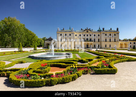 Die branicki Barockschloss und Medizinische Universität in Bialystok, Podlasien, Polen Stockfoto