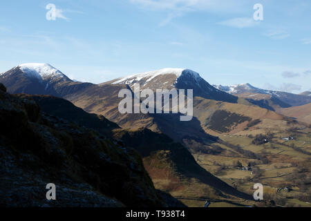 Hindscarth und Robinson, Lake District, Cumbria, England, Großbritannien Stockfoto