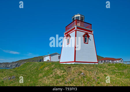 Leuchtturm, nördlichen Halbinsel, St. Anthony, Neufundland und Labrador, Kanada Stockfoto