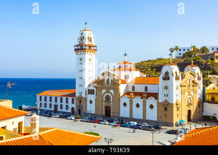 Schöne Basilika de Candelaria Kirche in Teneriffa, Kanarische Inseln, Spanien Stockfoto