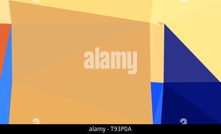 Sandy Brown, Nachtblau und khaki Farbe geometrische Dreieck Hintergrund. Einfache Abbildung trendige Abstract für Plakatgestaltung, Karten, Tapeten oder t Stockfoto
