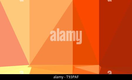 Sandy Brown, Khaki und firebrick Farbe Hintergrund mit Dreiecken. Dreiecke Stil unterschiedlicher Größe und Form. Einfache geometrische Hintergrund für Poster, Stockfoto