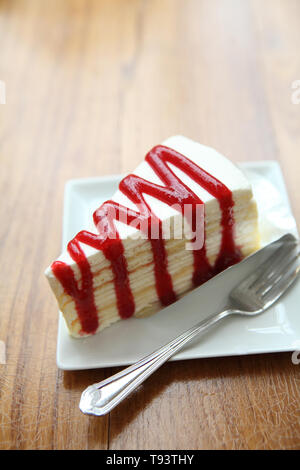 Crepe Kuchen Stockfoto