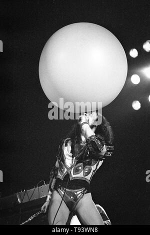 Niederlande, Amsterdam Jetro Tull, Ian Anderson, 12-10-1975 Stockfoto