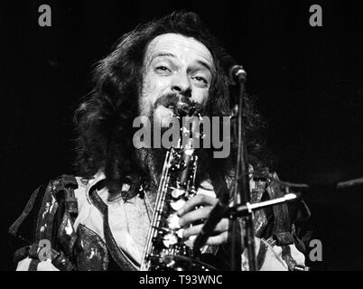 Niederlande, Amsterdam Jetro Tull, Ian Anderson, 12-10-1975 Stockfoto