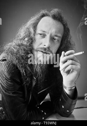 Niederlande, Amsterdam Jetro Tull, Ian Anderson, 12-10-1975 Stockfoto