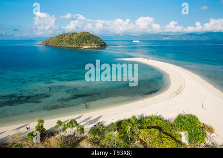 Erstaunlich Bon Bon Strand auf Romblon Island, Philippinen Stockfoto