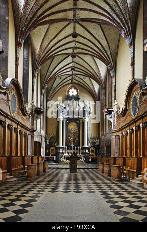 Archcathedral Basilika der Himmelfahrt der Jungfrau Maria und des hl. Andreas, Apostel in Frauenburg. Polen Stockfoto