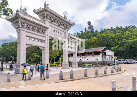 Hongkong, China - Big Buddha Statue Stockfoto