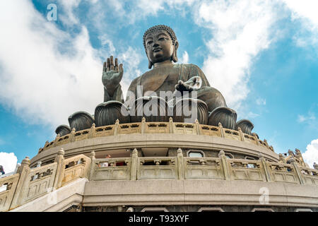 Hongkong, China - Big Buddha Statue Stockfoto