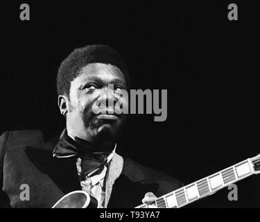 BB King, Concertgebouw Amsterdam, Niederlande - 1972, (Foto Gijsbert Hanekroot) Stockfoto