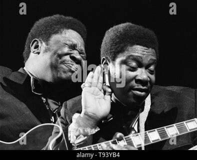 BB King, Concertgebouw Amsterdam, Niederlande - 1972, (Foto Gijsbert Hanekroot) Stockfoto