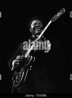 BB King, Concertgebouw Amsterdam, Niederlande - 1972, (Foto Gijsbert Hanekroot) Stockfoto