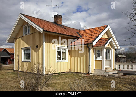 Gebäude in Nusnas. Dalarna. Schweden Stockfoto