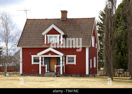 Gebäude in Nusnas. Dalarna. Schweden Stockfoto