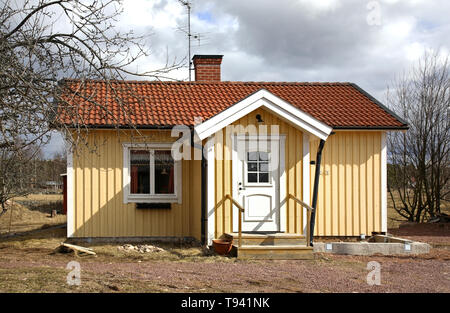 Gebäude in Nusnas. Dalarna. Schweden Stockfoto