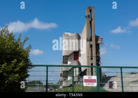 Abriss der ehemaligen Imperial Tobacco Horizont Fabrikgebäude in Nottingham, Nottinghamshire, England Großbritannien Stockfoto