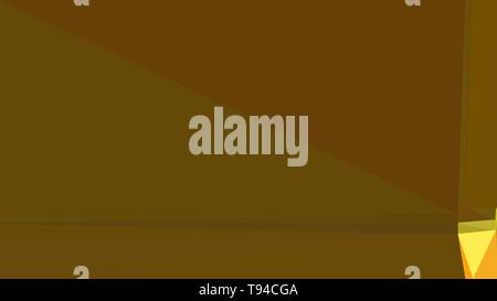 Dreieck hintergrund abstrakt mit Schokolade, Pastellorange und dunkel Golden rod Farben. Hintergrund Stil für Poster, Karten, Tapeten oder Textur. Stockfoto