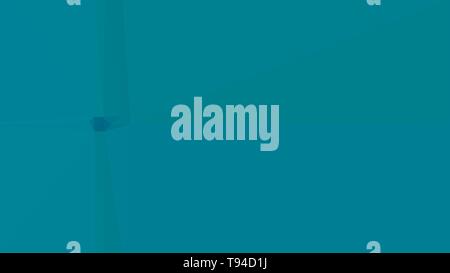 Abstrakte geometrische Hintergrund mit Dreiecken und dunklen Cyan und teal Farben. für Poster, Banner, Wallpaper oder Textur. Stockfoto