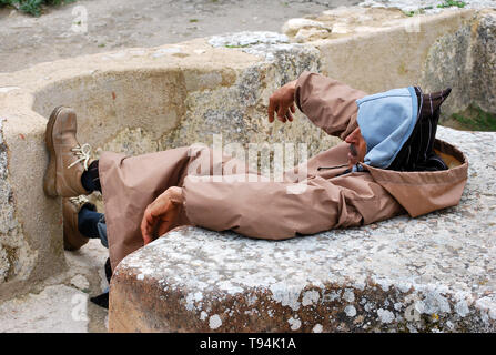 Porträt eines marokkanischen Mann, Meknès, Marokko Stockfoto