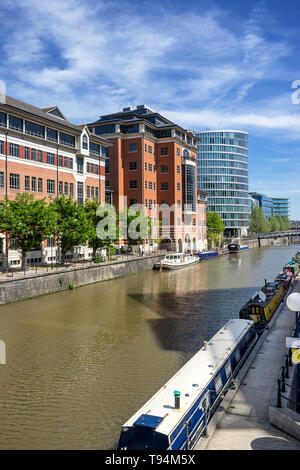 Temple Quay in Bristol. Stockfoto