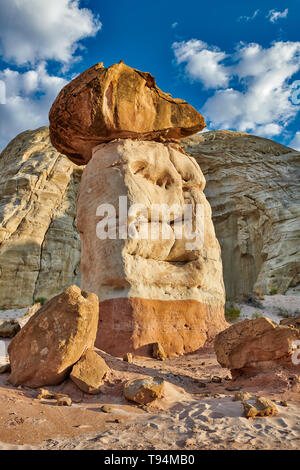 Fliegenpilz Hoodoos, Grand Staircase-Escalante National Monument, Utah, USA, Nordamerika Stockfoto