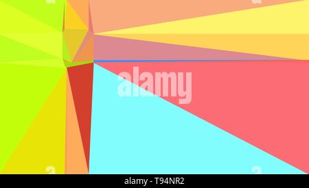 Retro Style Dreieck Abbildung. Hell Lachs, Lachs und Aqua Marine Farben. für Poster, Karten, Wallpaper Design oder Hintergrund Textur. Stockfoto