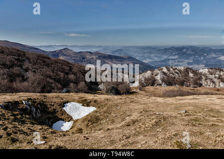 Landschaft in den Bergen von Biskaya Stockfoto