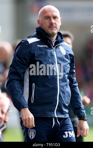 Colchester United Manager John McGreal Stockfoto