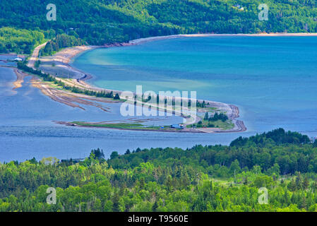 Causeway. Cabot Trail. Cape Breton Island. North Sydney, Nova Scotia, Kanada Stockfoto